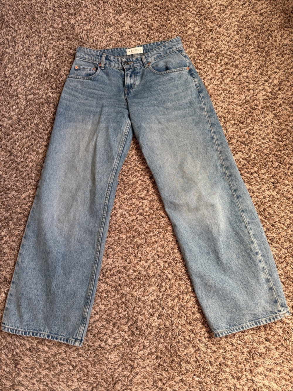 Motel Wide Leg Light Blue Women’s Jeans